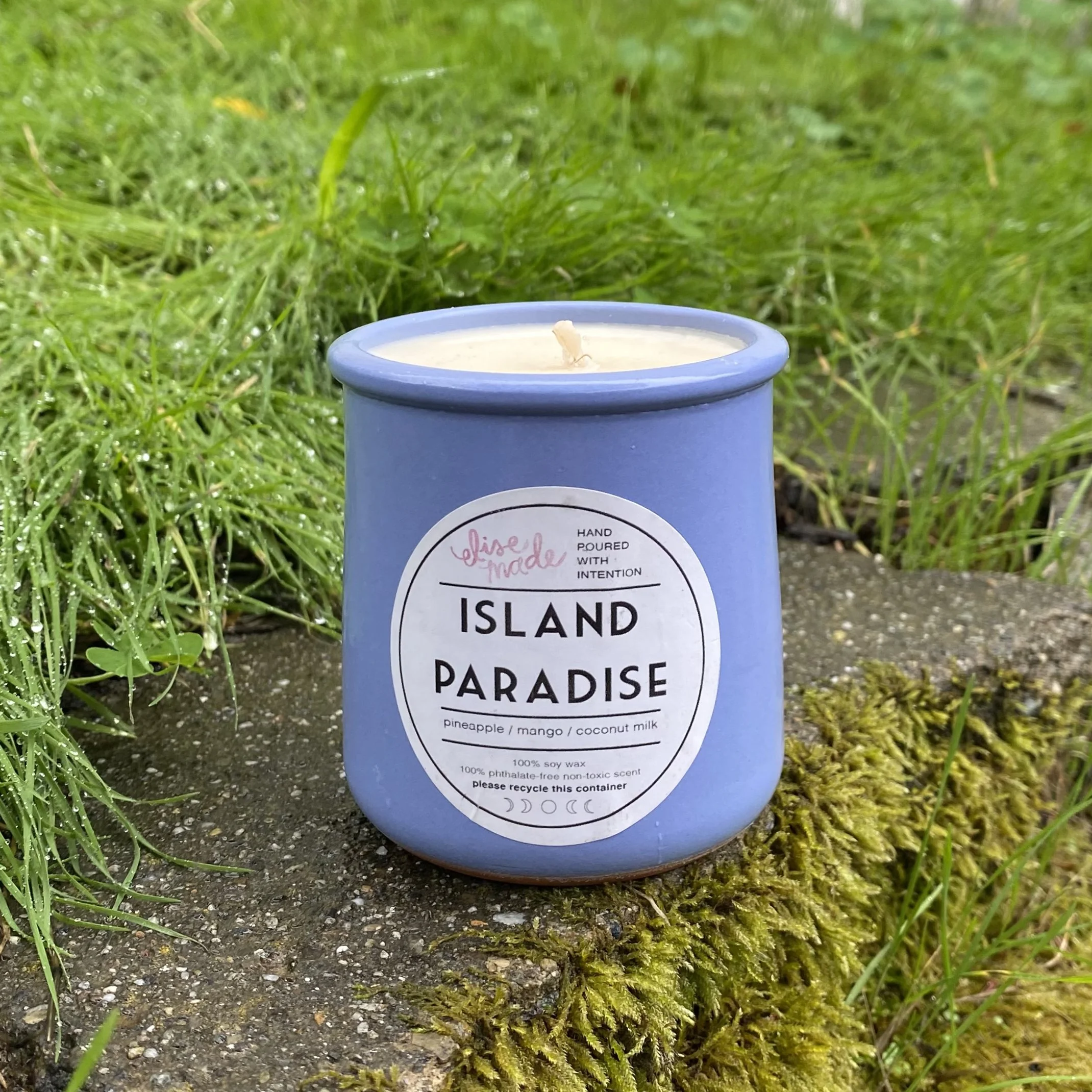 Recycled Yogurt Crock Candles — elisemade
